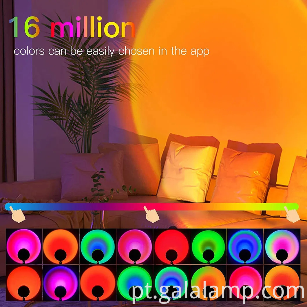 Lâmpada LED de arco -íris RGB inteligente com controle de aplicativos Tuya